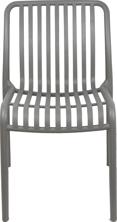 Karrige Zoi pp, ngjyrë antracit, 42x58x79cm