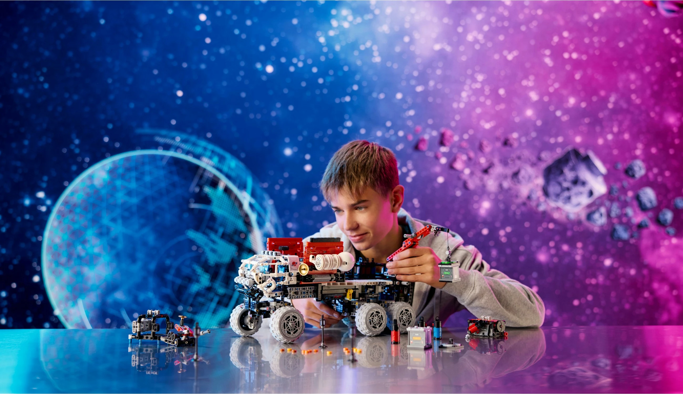 Set ndërtimi LEGO Mars Crew Exploration Rover, 11 vjeç+, 1599 pjesë, shumëngjyrësh