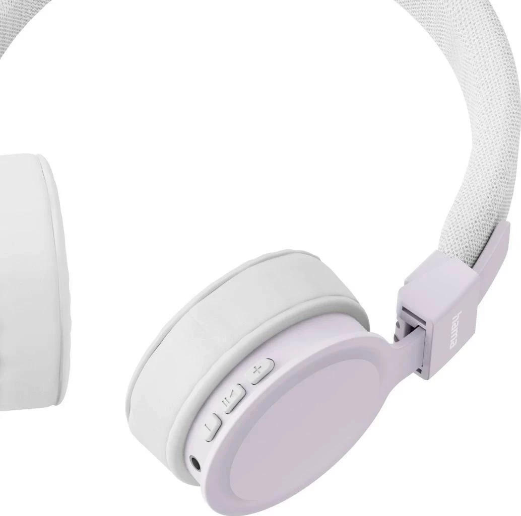 Kufje Hama Freedom Lit III, pa tela, Bluetooth, të bardha