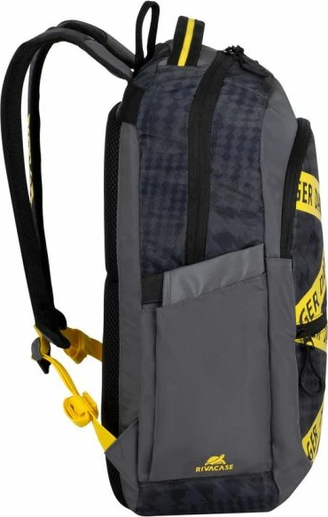 çantë shpine për laptop RivaCase 5431, 20L, 15.6", material rezistent ndaj ujit, gri