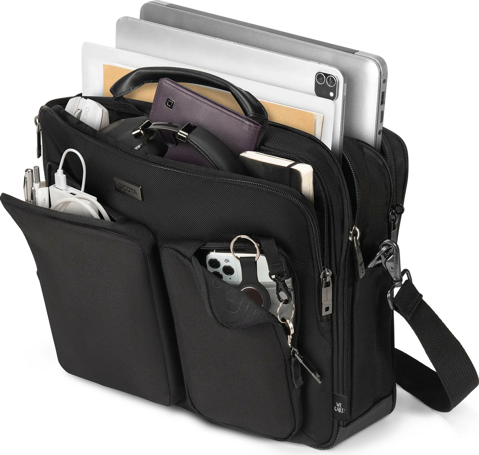 Çantë për laptop DICOTA D3250801 SEVEN, 14", briefcase, e zezë