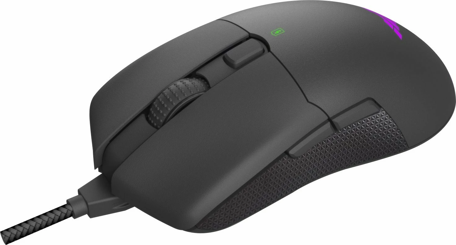 Maus gaming PREYON Owl Wireless POW35B, 16000 DPI, 2.4GHz/USB, RGB, i zi