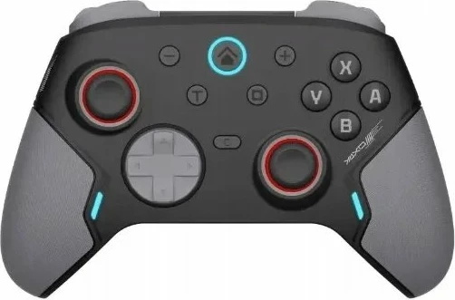 Kontroller wireless Yaxo Phantom Blow për NS2/NS/PC/Android/iOS, USB-C, RGB, 800mAh, zi-gri