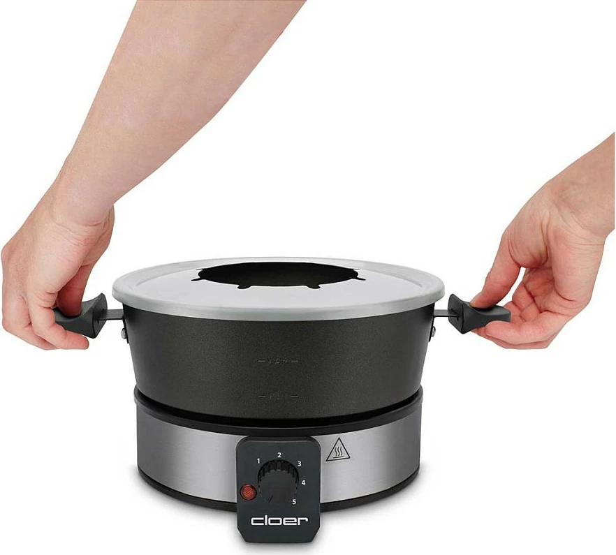 Set fondue elektrik Cloer 6679, 1000W, i zi