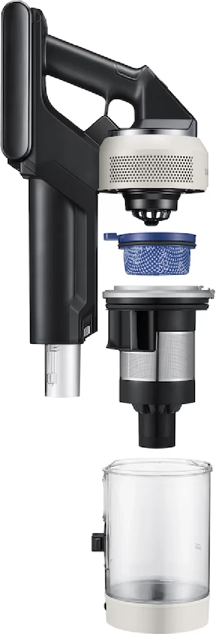 Fshesë me korrent pa kabllo, Samsung, VS80F28DGS/GE Bespoke AI Jet Pro Extra, 280 W, bateri 60 min, HEPA, stacion Clean