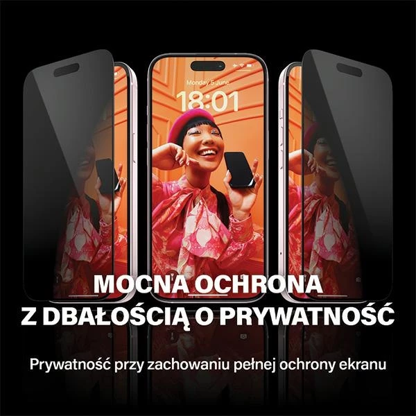 Mbështjellës PanzerGlass Privacy Bundle 3in1 për iPhone 15 Pro Max, Transparent