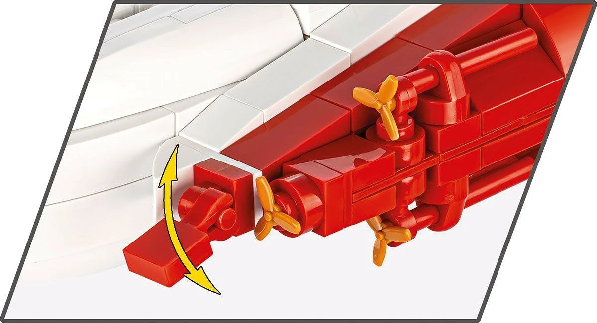 Set blloqe ndërtimi Cobi H.M.H.S. Britannic, 636 pjesë, plastikë