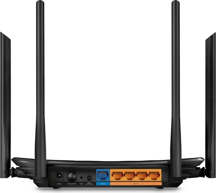 Router Wi‑Fi TP-Link Archer A6 1 Gbps 3-6 porta e zezë