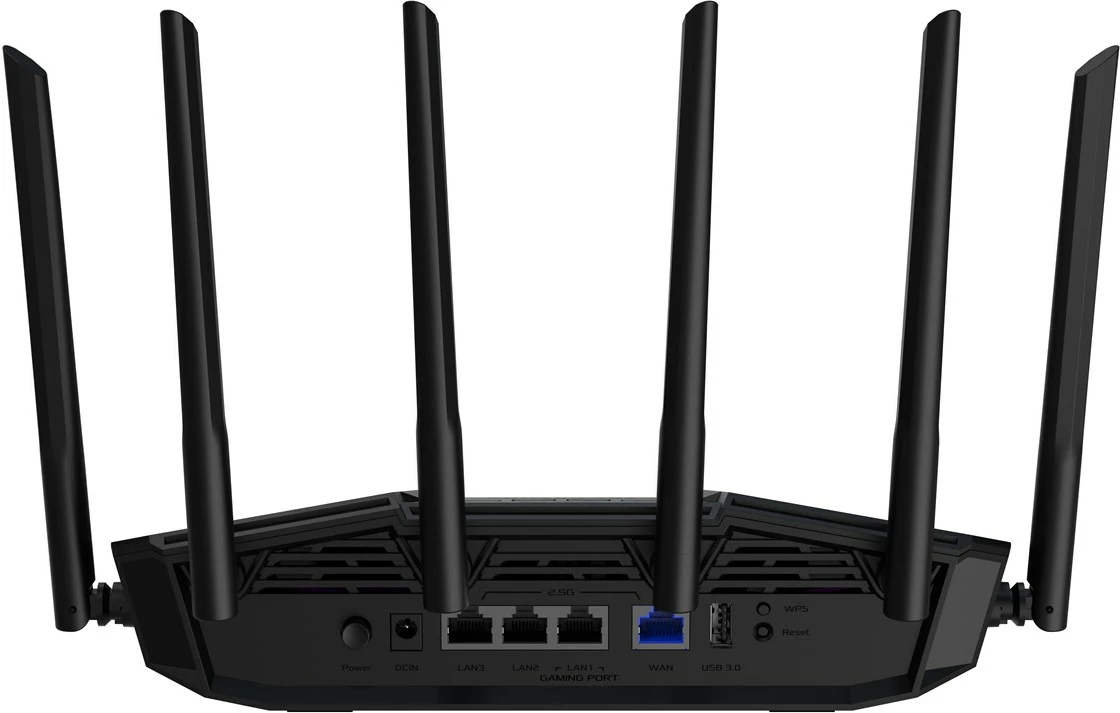 Kasë router ASUS TUF Gaming BE6500, wireless, Dual-band, 2.5 Gigabit Ethernet, E zezë