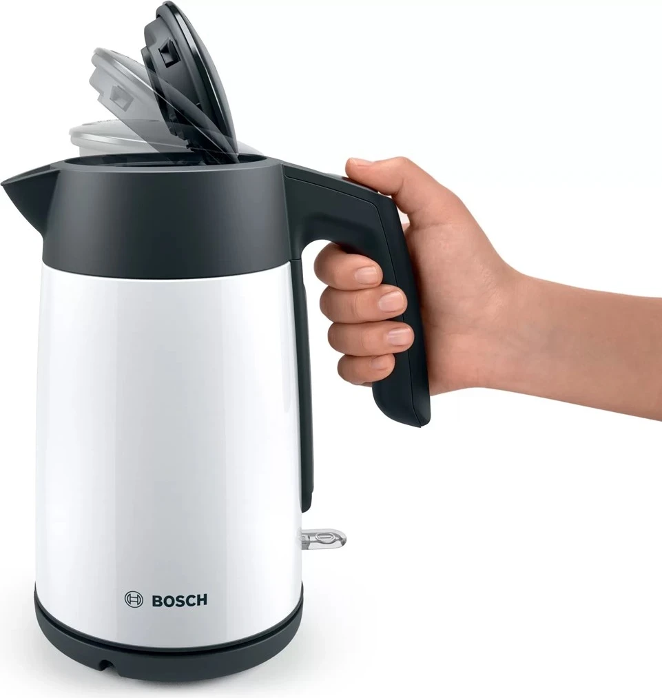 Ibrice elektrike Bosch TWK 7L461, 2400 W, 1.7 l e bardhë