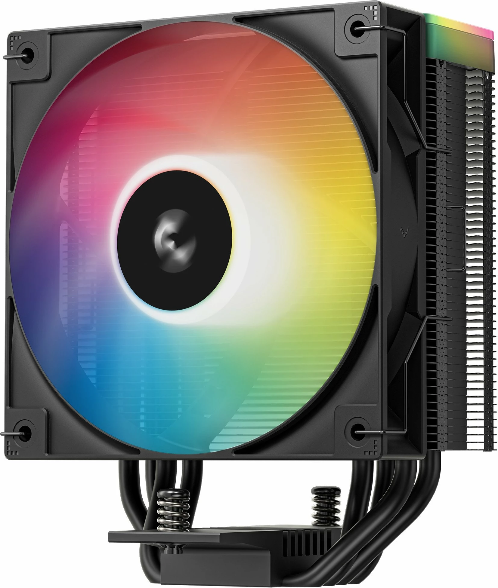 Ftohës CPU Deepcool AG400 BK ARGB V2 (R-AG400-BKAMMN-GJD) 120mm, 4 heatpipe, 220W TDP, i zi