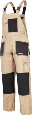 Pantallona mbrojtëse me rripa LAHTI PRO Light Pro L4060160 3XL 100% pambuk, beige