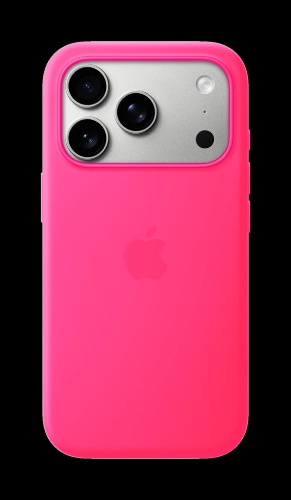 Apple iPhone 17 Pro Silicone Case with MagSafe Bright Guava (SEASONAL)