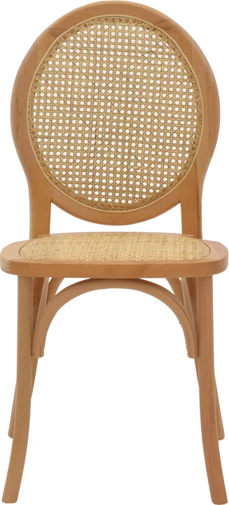 Karrige e grumbullueshme Camil dru ahu natyral-ratan natyral 45x50x94cm