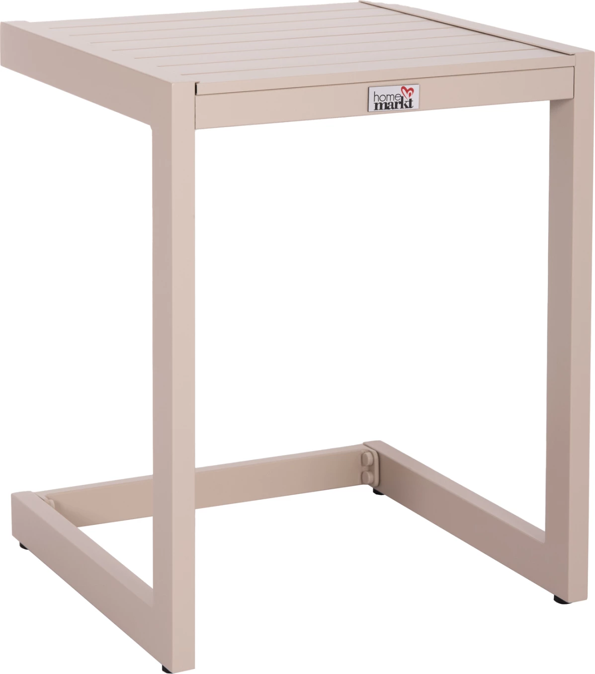 Tavolinë anësore për shezlong, alumin, ngjyrë shampanjë, BELLING FH6274.04, 42x43x53cm