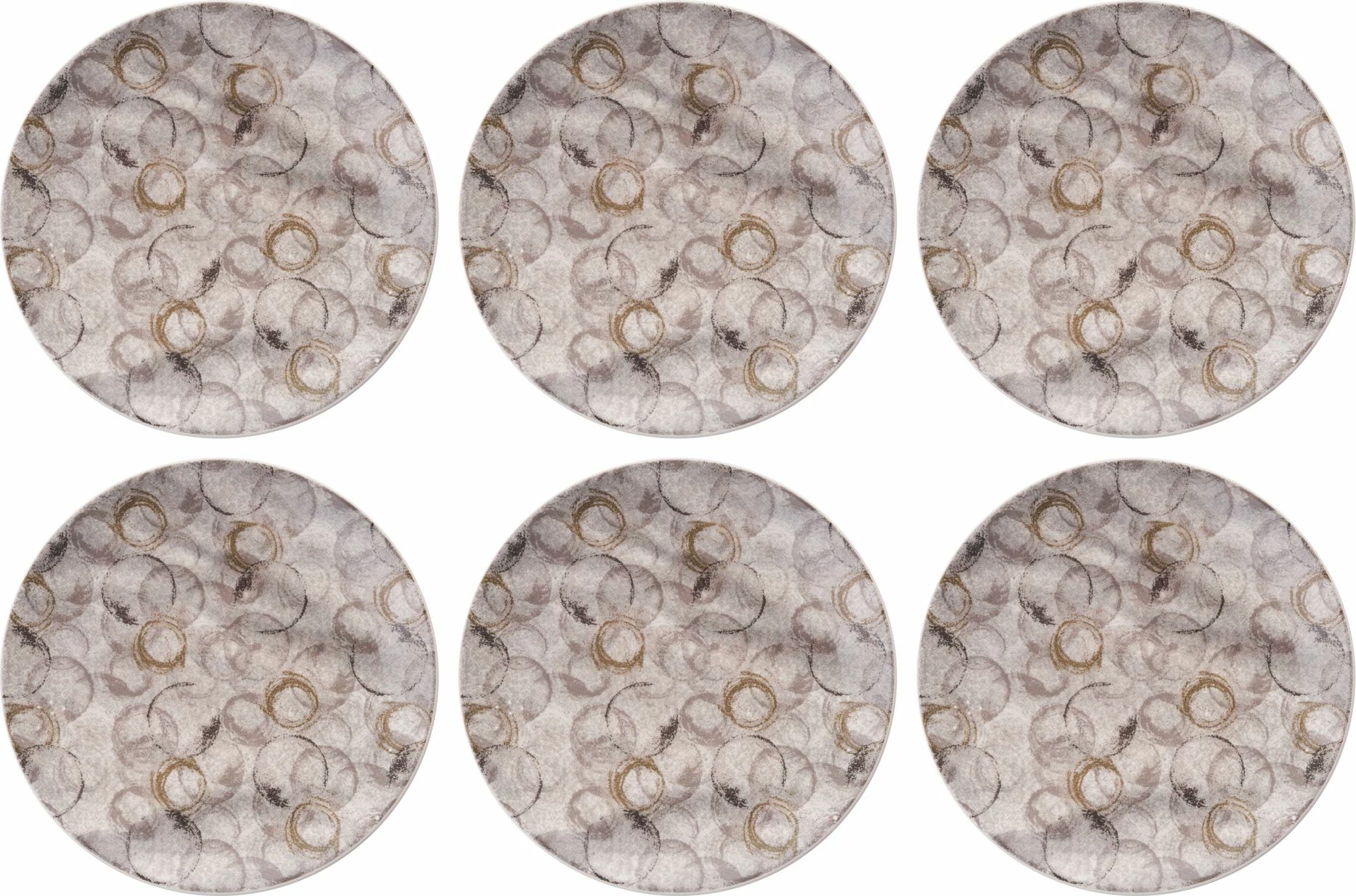 Set pjatash shërbimi (6 copë), Hermia Concept, Bubble Serv