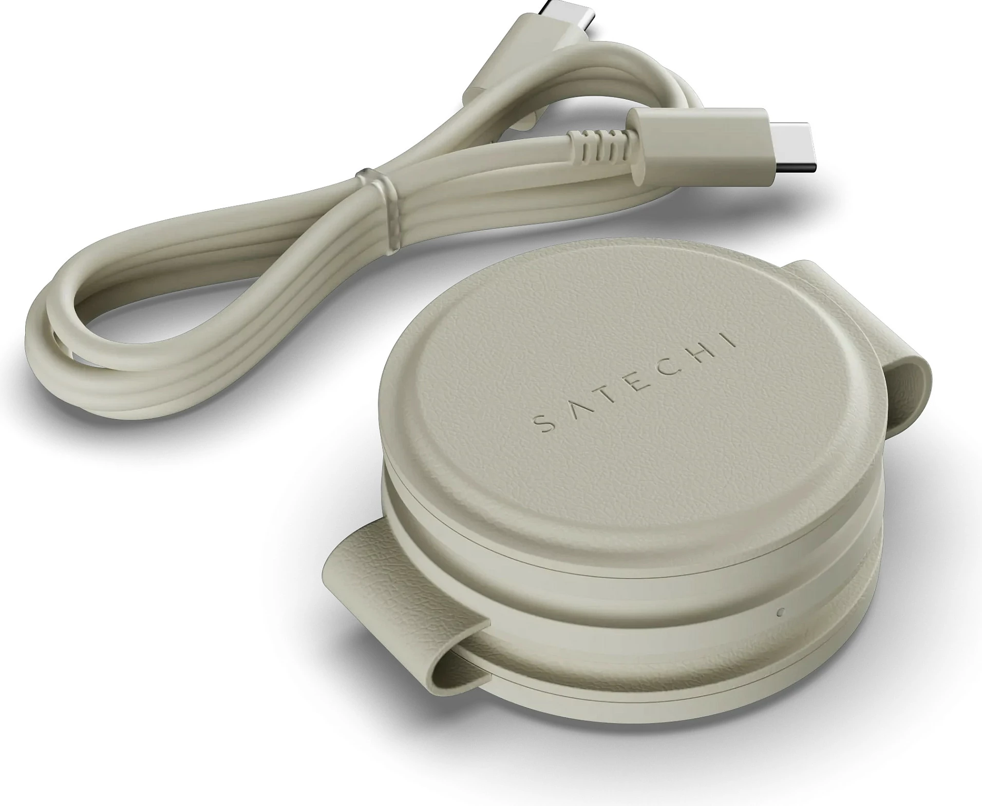 Karikues wireless Satechi OntheGo ST-QTG31W, 3-n-1, Qi2, 15W, sand