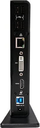 Docking station Club3D USB 3.0, 4xUSB2, 2xUSB3, HDMI, DVI, e zezë