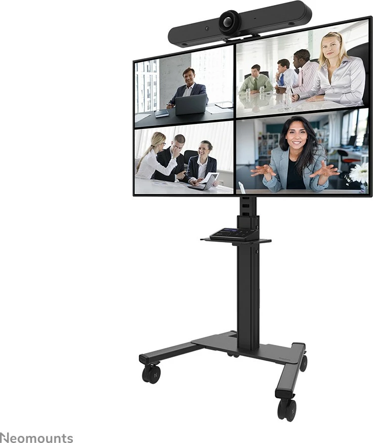 Raft universal për videobar e multimedia Newstar AFLS-825BL1, çelik, 9 kg, i zi