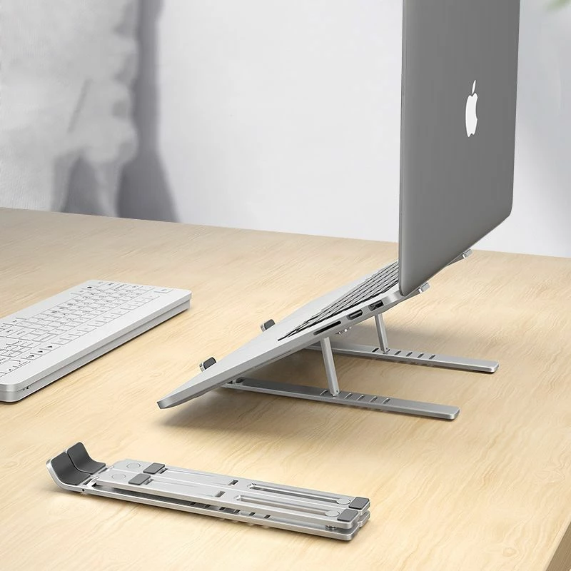 Mbajtës laptopi Tech-Protect Alustand universal, alumini, gri e errët