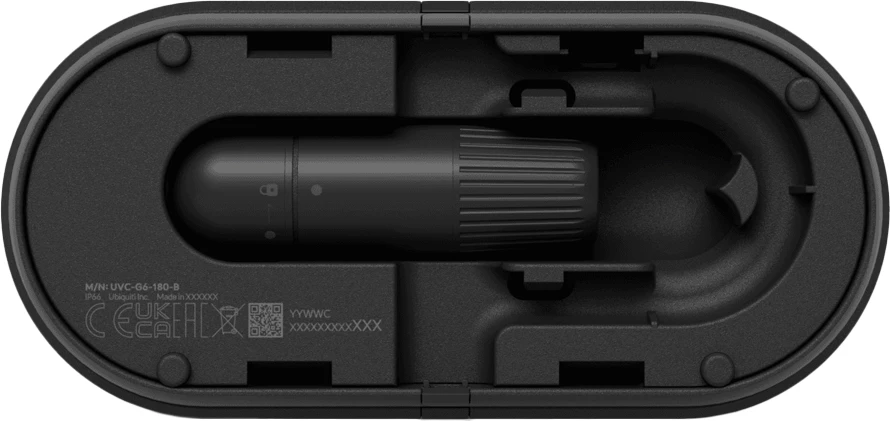 Kamerë IP Ubiquiti UVC-G6-180-B 16MP 8K 180° PoE MicroSD IP66/IK04 e zezë