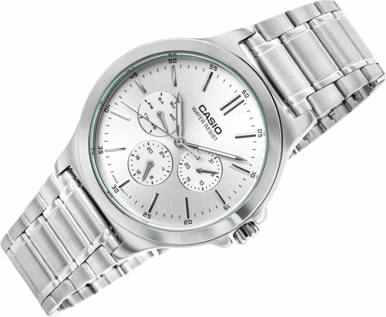 Orë dore për meshkuj CASIO, argjend