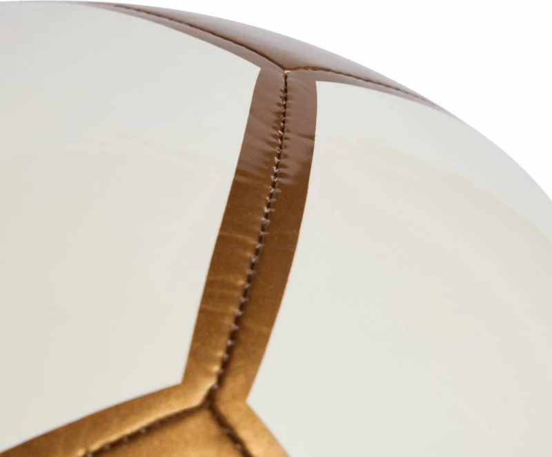 Top futbolli adidas për meshkuj, i bardhë dhe i artë [Madhësia: 3]