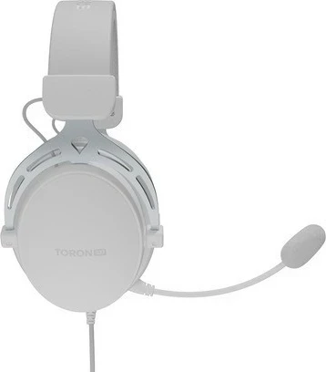 Kufje Genesis Toron 531, me mikrofon të ndashëm, për lojtarë, të bardha