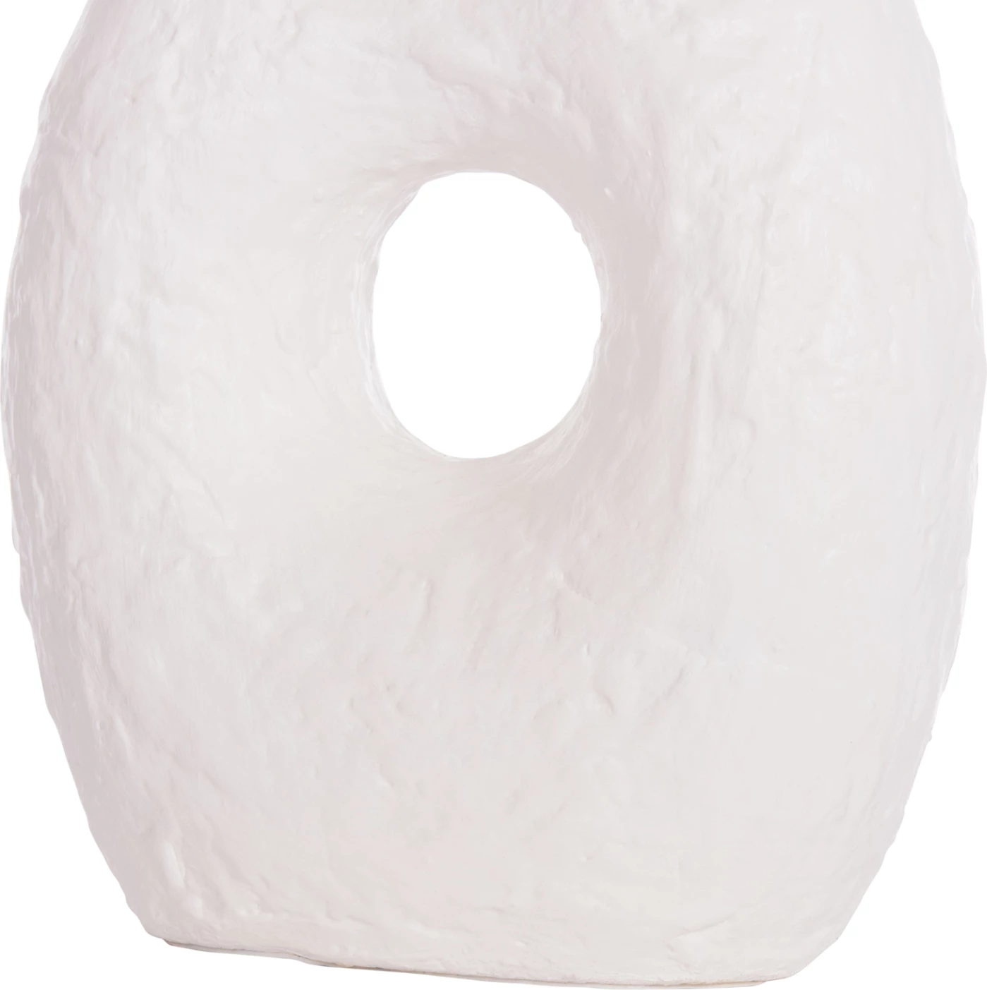Vazo dekorative tavoline NAMENTIS, terrakotë, ngjyrë e bardhë, FH4665.02L, 27x13.5x37cm