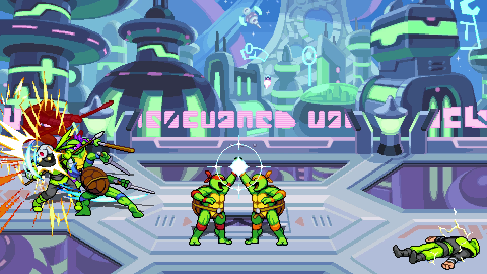 Lojë PS4 Merge Games Teenage Mutant Ninja Turtles: Shredder's Revenge Anniversary Edition, me DLC Dimension Shellshock