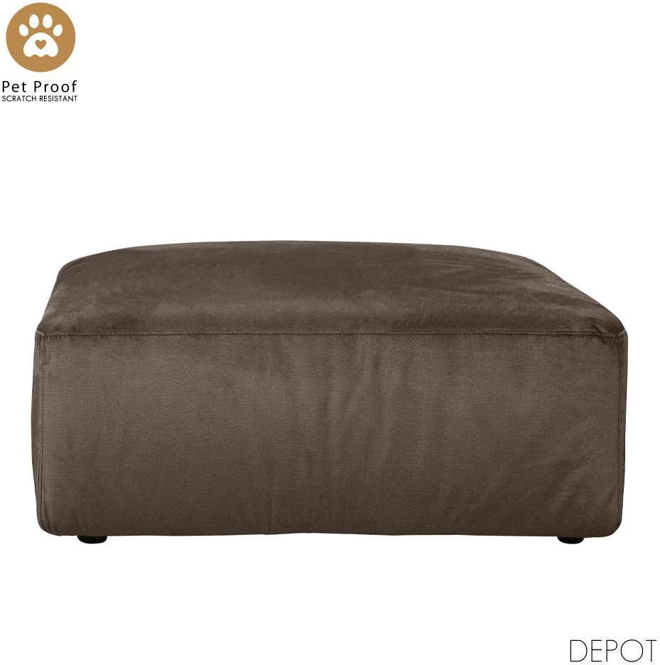 Puf BOX, ngjyrë kafe Vogue 5, 107x107x44 cm