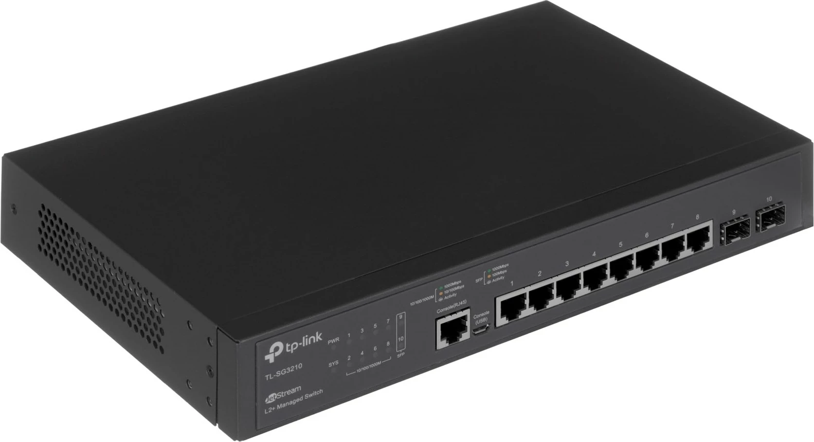 Ndërprerës Ethernet, TP-LINK TL-SG3210, i zi