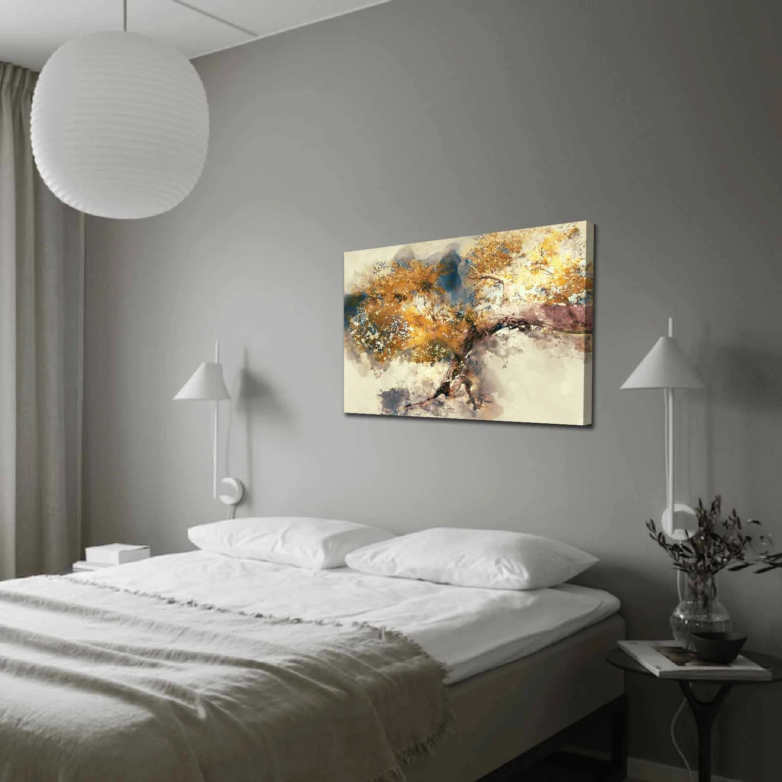 Pikturë dekorative në kanavacë, shumëngjyrëshe, 70x100cm