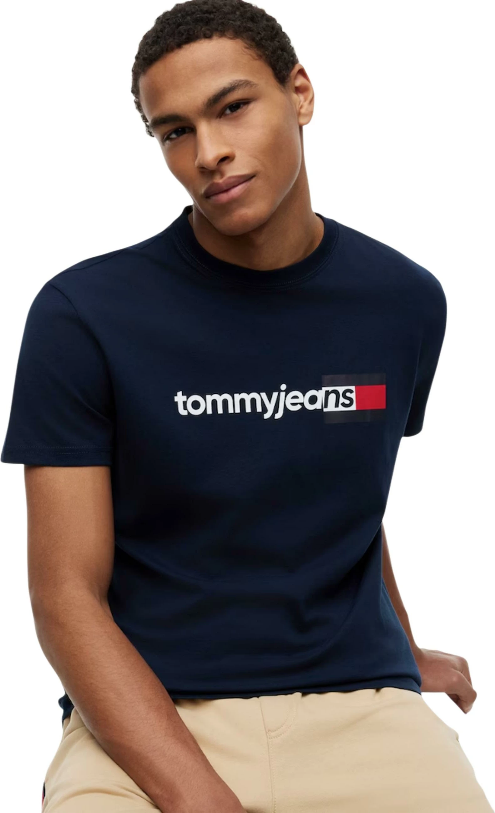 Maicë për meshkuj Tommy Hilfiger Jeans DM0DM23406, kaltër e errët [Madhësia: XL]