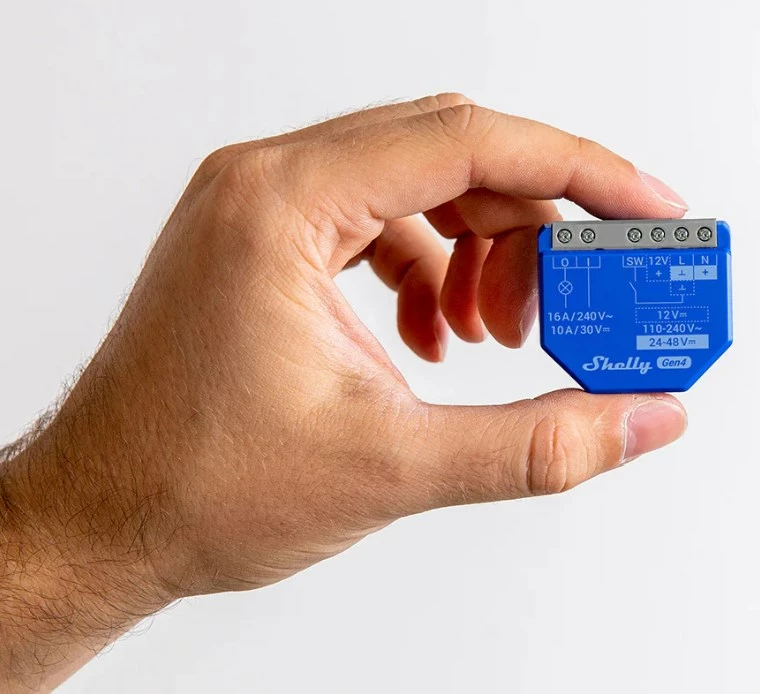 Switch i mençur Shelly SHELLY 1 Gen4, wireless, Blu