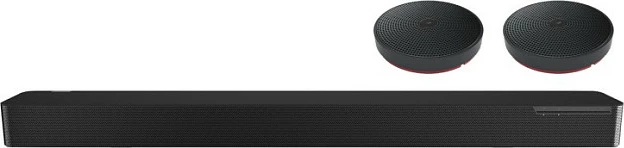 Altoparlant soundbar Audiocodes RX40, USB/Bluetooth, me mikrofon dhe subwoofer, i zi