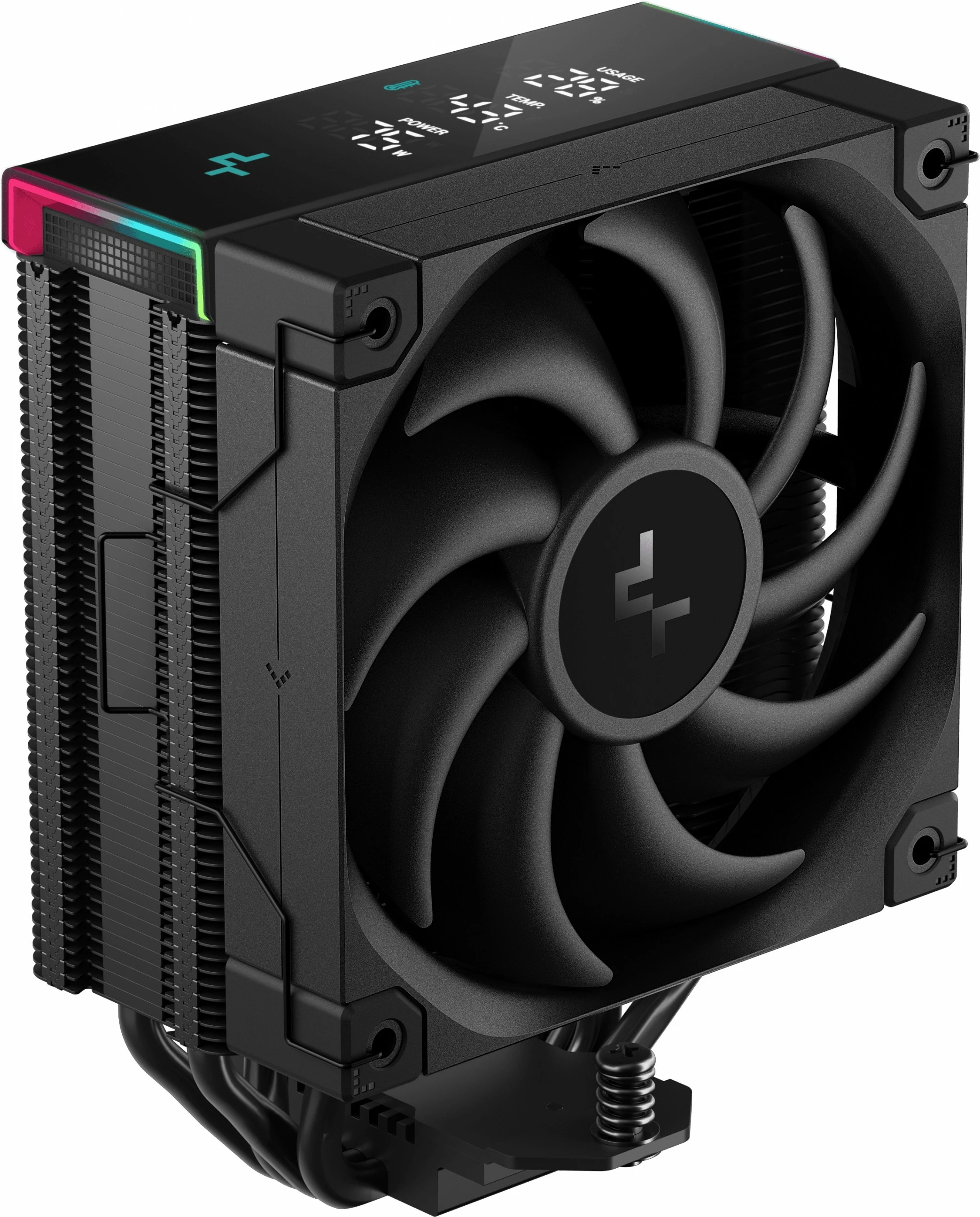 Ftohës ajri Deepcool AK400 Digital Pro, LED, 1x12cm, i zi