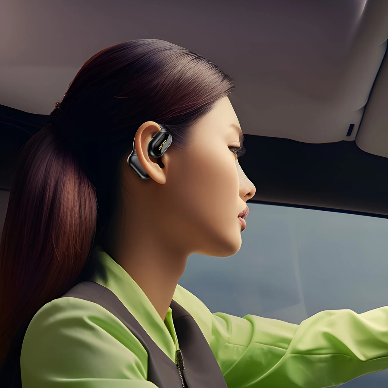 Kufje Bluetooth biznesi, Dudao U4A, Bluetooth 5.3, OWS open-ear, IPX5, standby 300h, e zezë