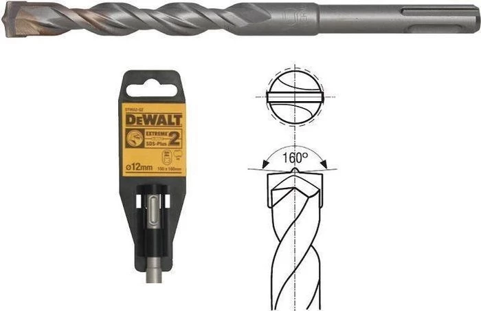 Sveder SDS+EX Dewalt DT9512 5.5x310mm (punuese 250mm), 1 copë