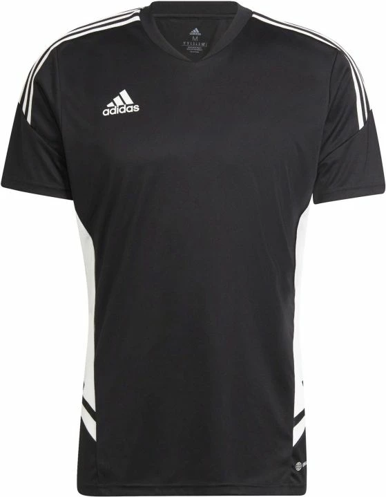 Fanellë futbolli për djem adidas, e zezë