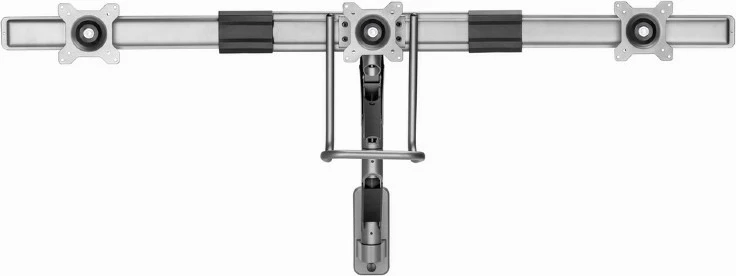 Mbajtës muri për 3 monitorë Gembird MA-WA3-01, 17-27 inç, i zi