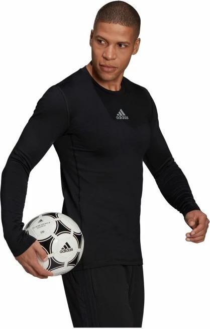 Maicë adidas TechFit Warm për meshkuj, e zezë