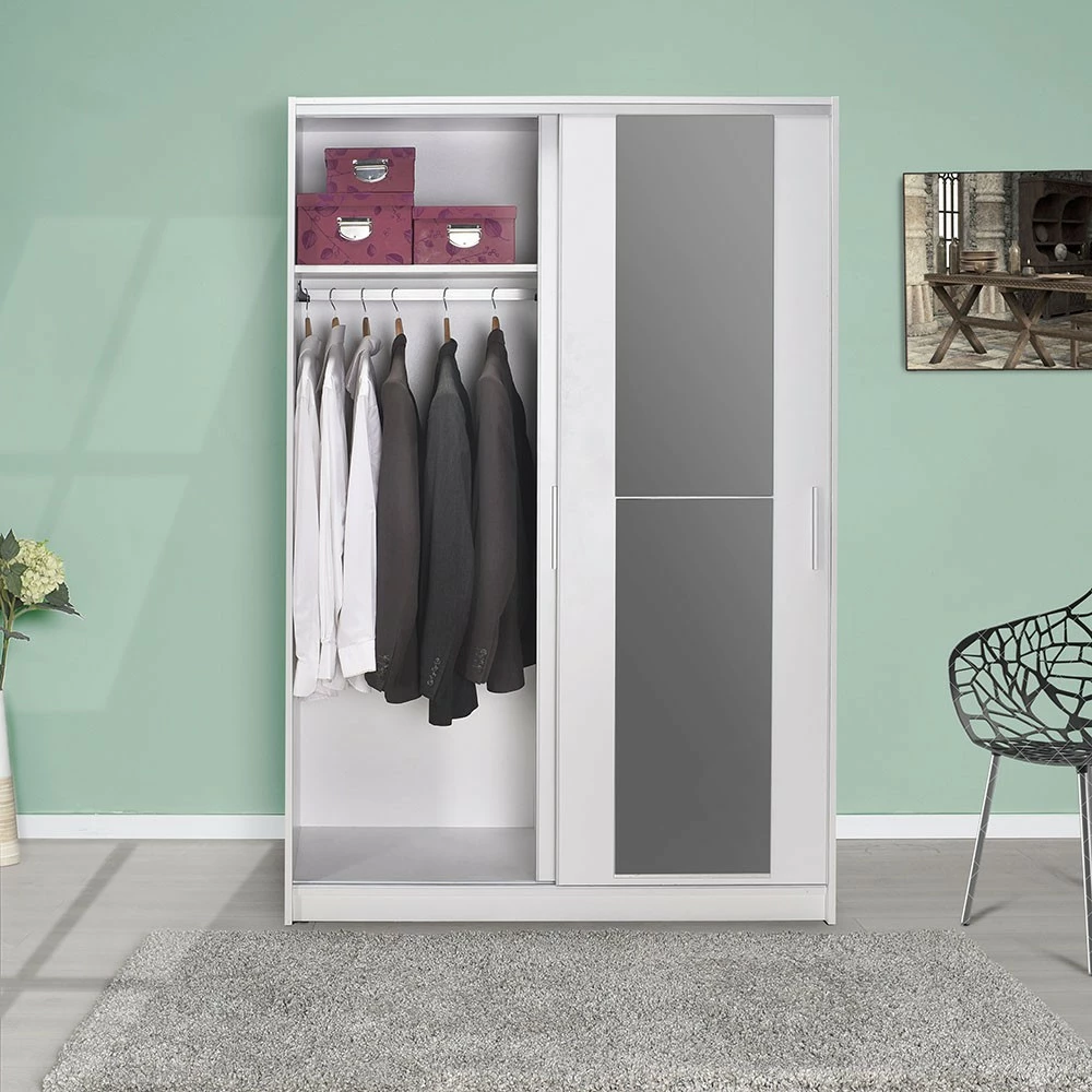 Dollap për rroba, ngjyrë e bardhë, Hanah Home, SWD-512-BB-2