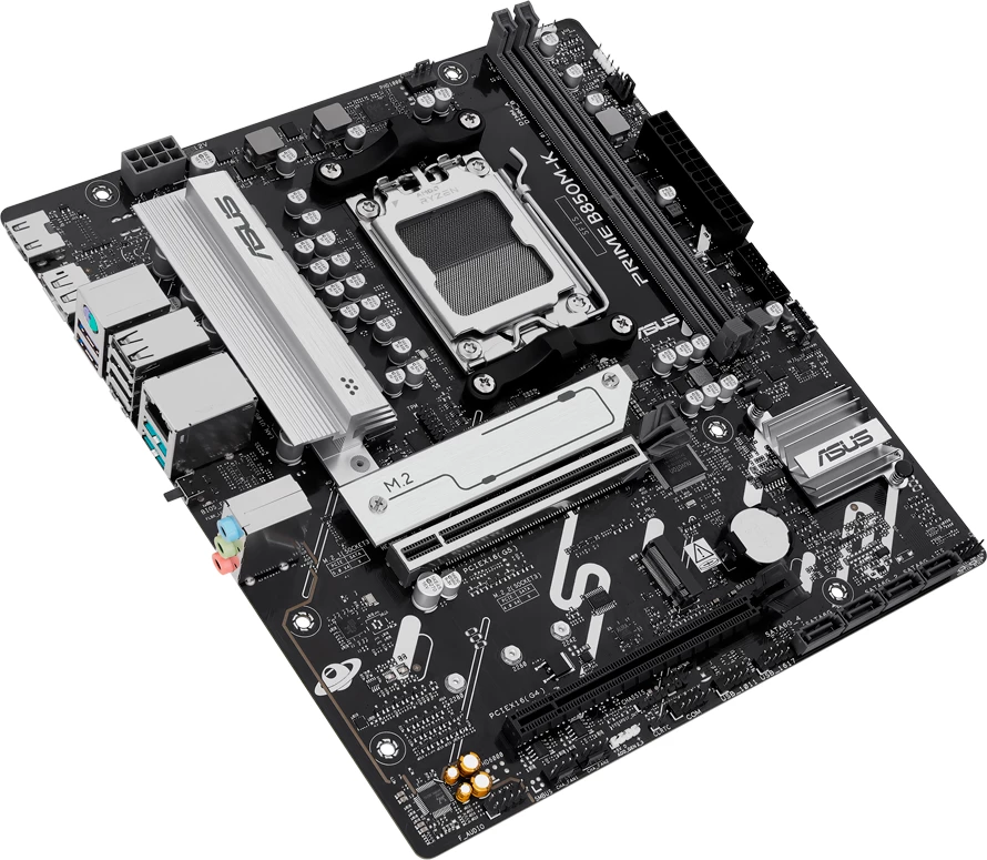 Pllakë amë ASUS PRIME B850M-K mATX AM5 DDR5 (deri 128GB, 2.5GbE, HDMI/DP)