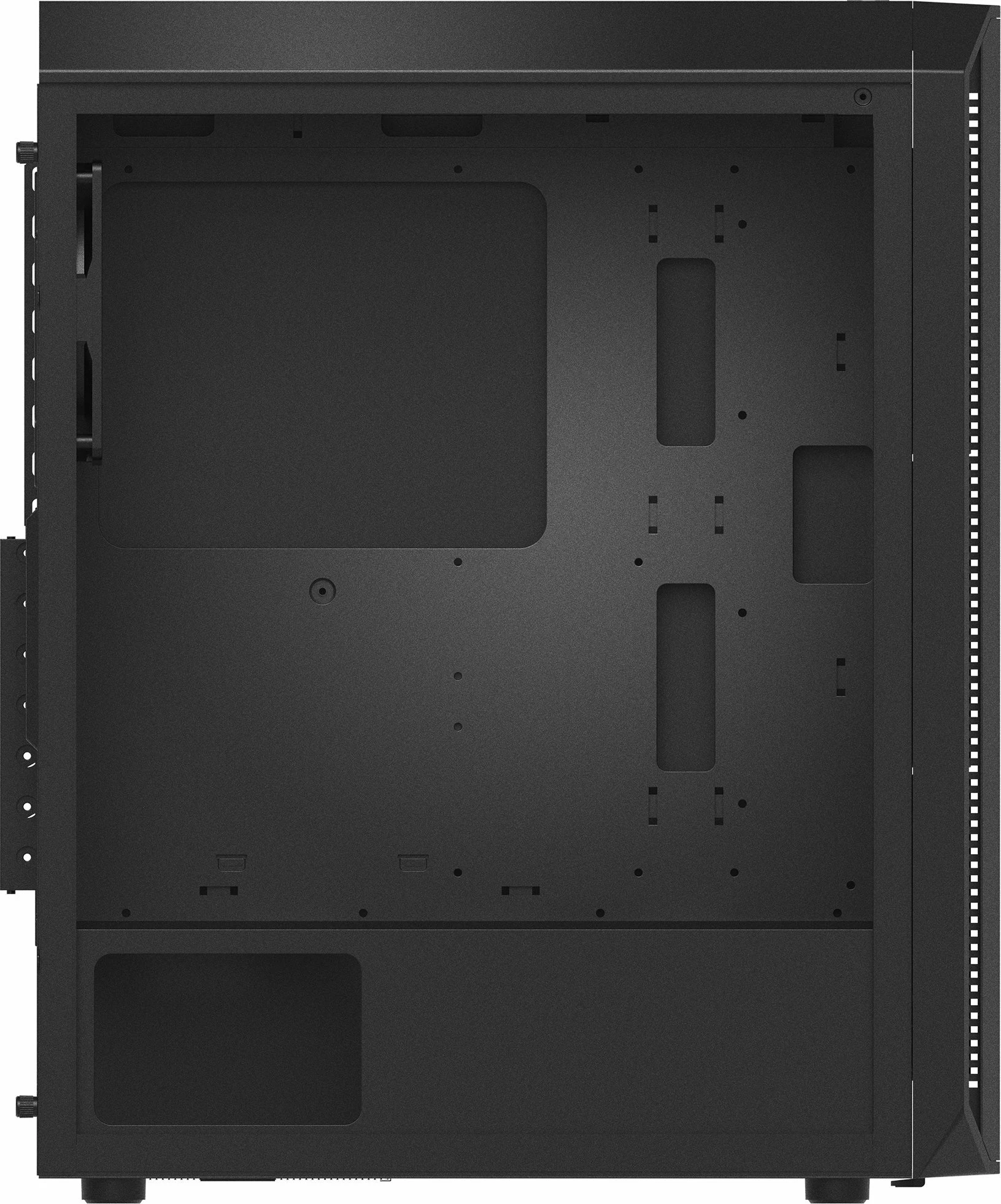Kasë XPG Valor Air Plus VALORAIRPLUSMTA-BKCWW Midi Tower ATX/Micro-ATX/Mini-ITX me ARGB, me 4x 120mm ventilatorë, e zezë