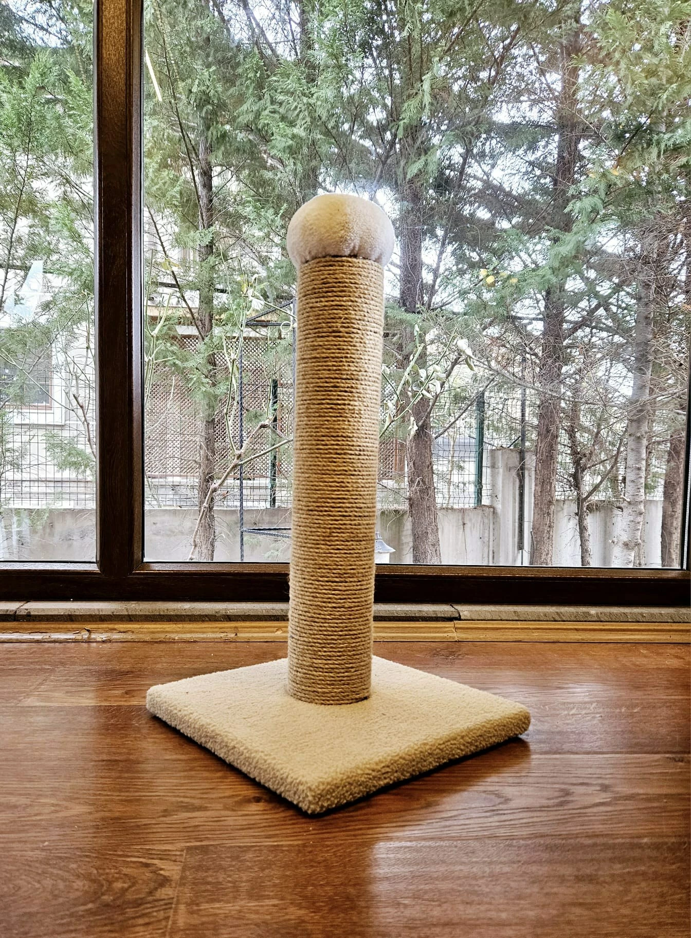 Shtyllë për gërvishtje për mace, krem, Skye Decor, Tırma XL