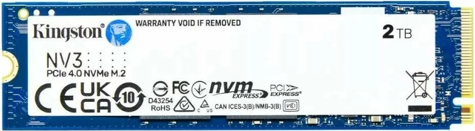SSD Kingston NV3 2TB M.2 PCIe 4.0 NVMe