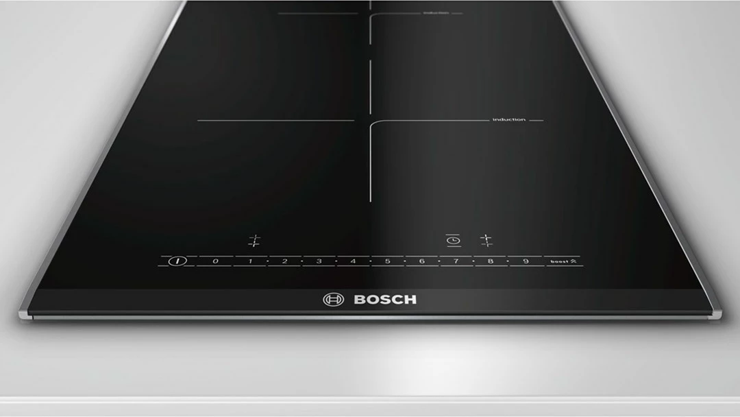 Pllakë me induksion Bosch, PIB375FB1E, 2 zona, e zezë