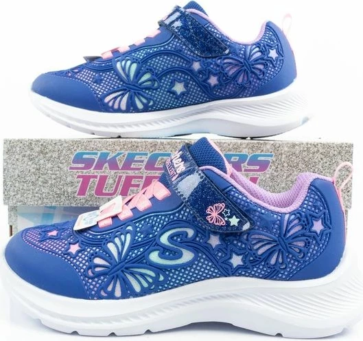 Atlete për fëmijë Skechers për femra, me shkëlqim