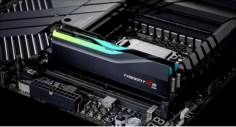 RAM Memorje G.Skill Trident Z5 RGB F5-6000J4048F24GX2-TZ5RK, 48GB (2x24GB) DDR5 6000MHz, RGB, e zezë